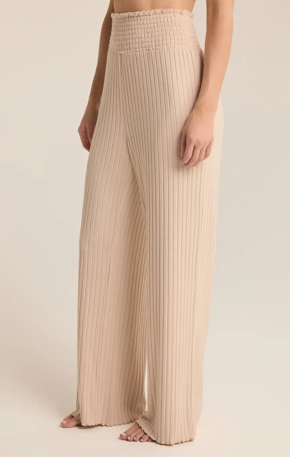 Dawn Smocked Rib Pant