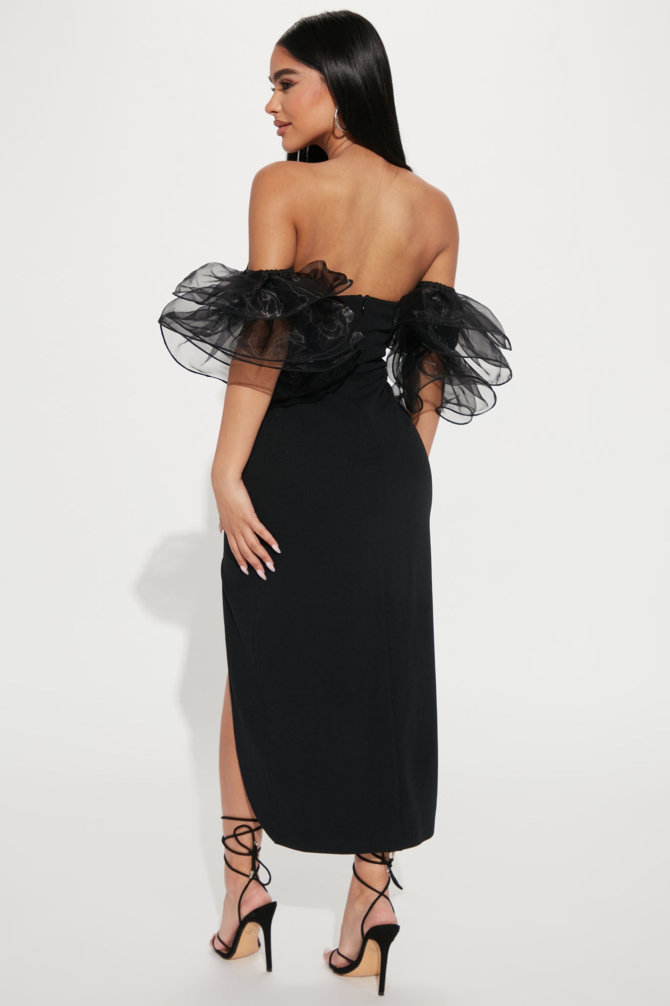 Kyla Midi Dress - Black
