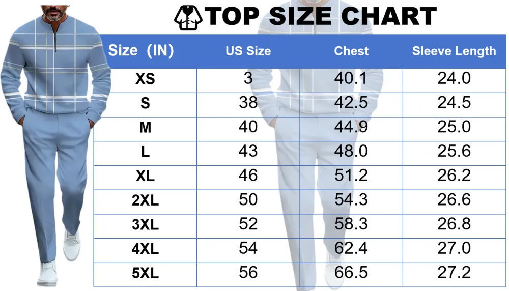 Men's 2-piece lightweight business casual sportswear