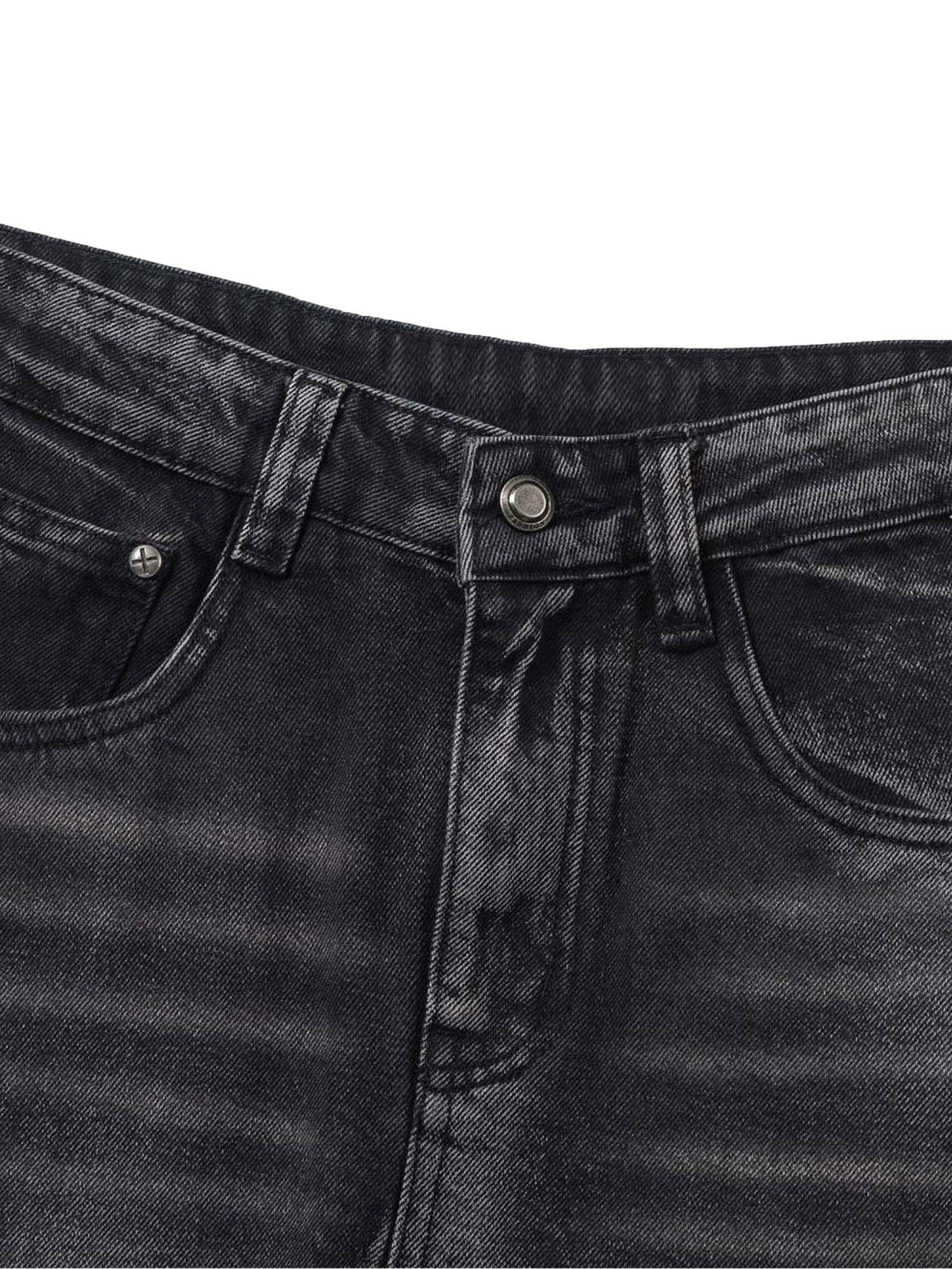 Beautiful Niche Design Multi-pleat Retro Jeans