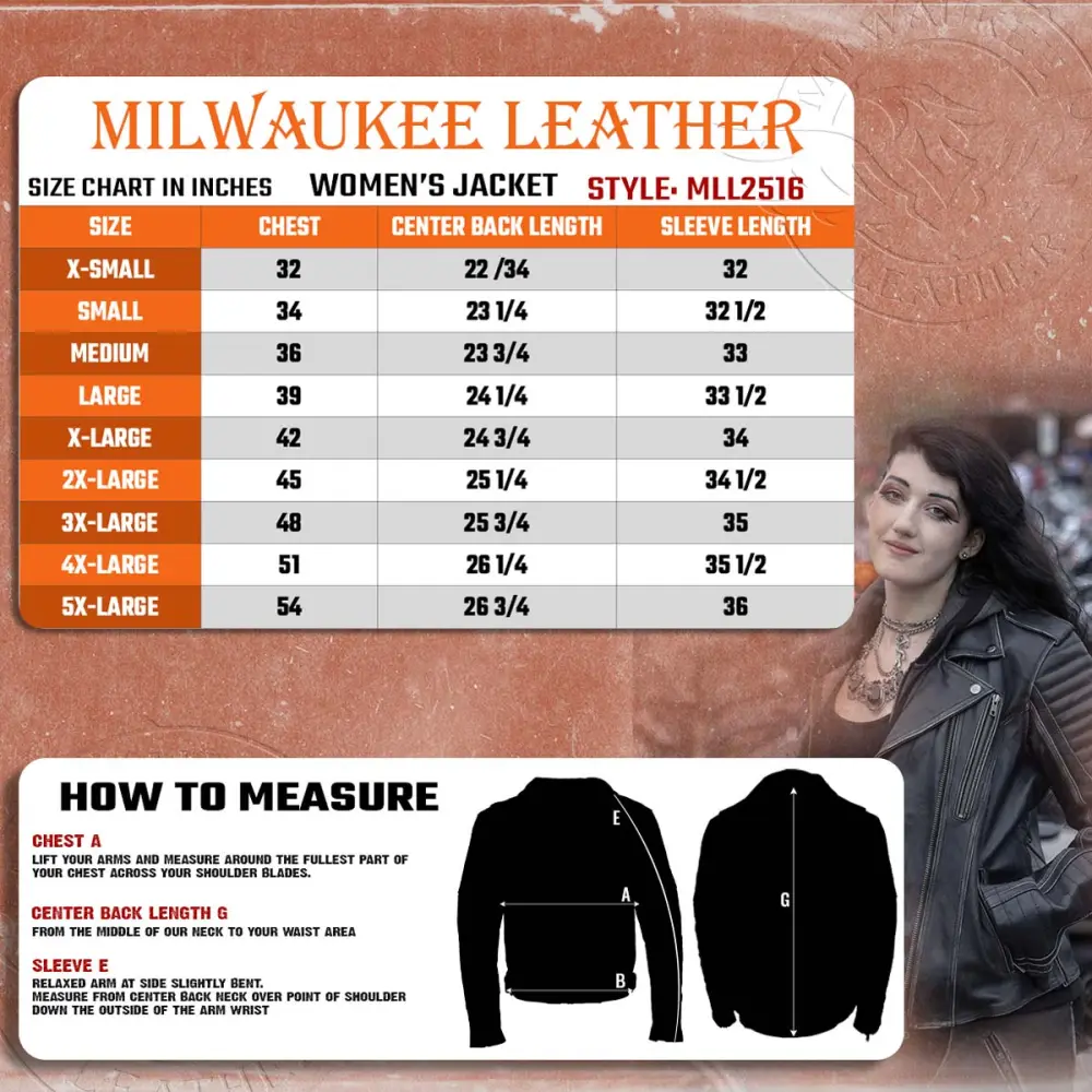 Leather MLL2516 Black Leather Rub-Off Leather Jacket with Hoodie for Women