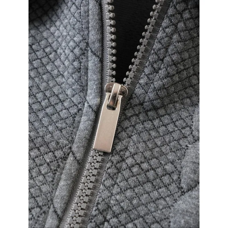 Men's Fall Winter Knitted Polo Neck Sweatshirt