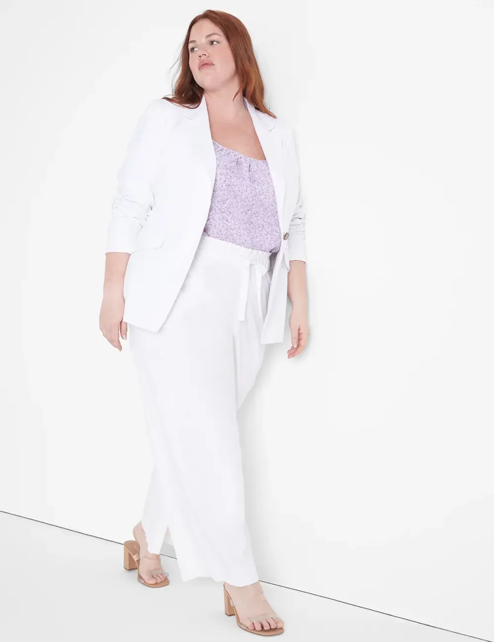 Shirttail Hem Cami With Grosgrain Ribbon Straps