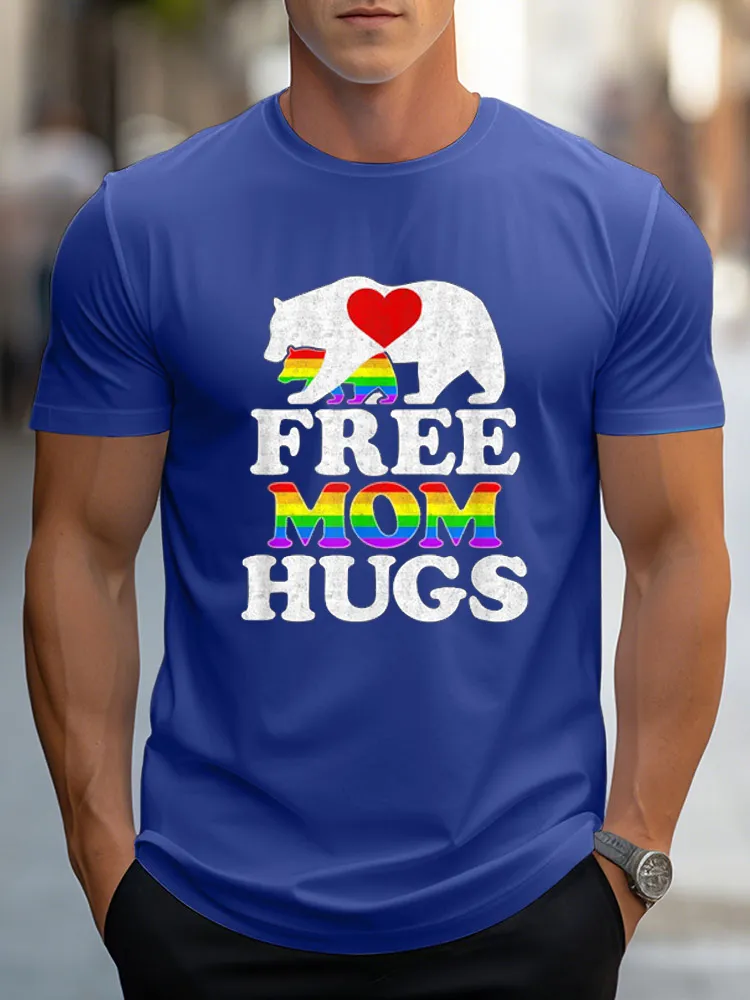 Men'S T-Shirt Free Mom Hugs