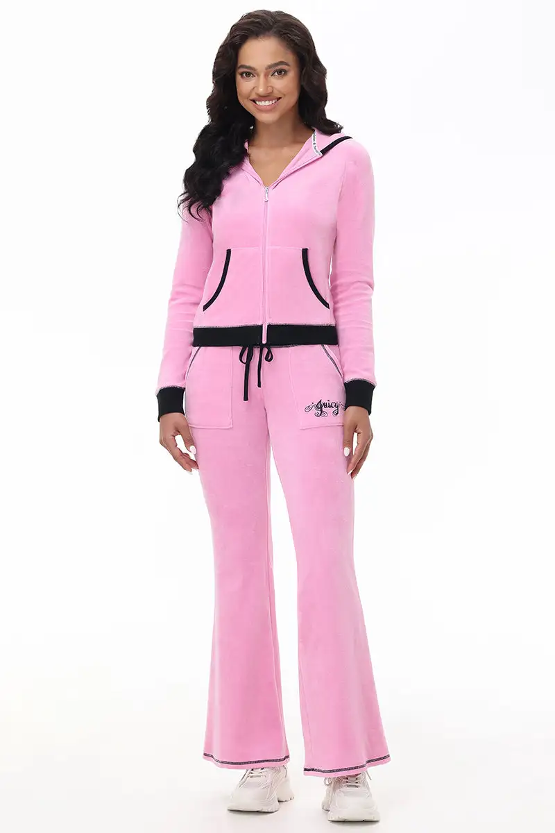 Sweetheart Cotton Velour Hoodie