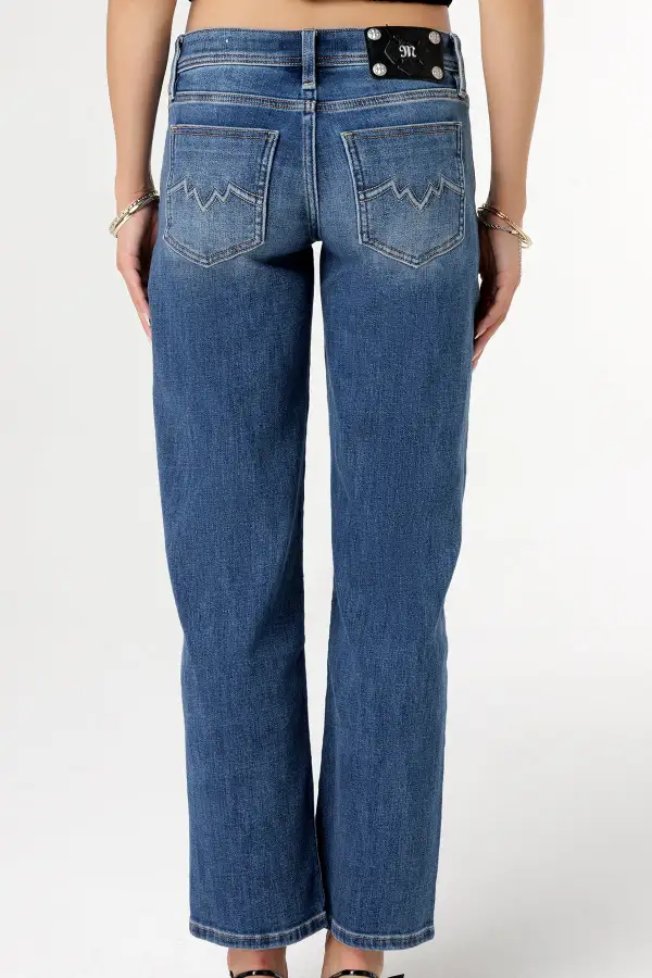 Double Fleur Wide Jeans