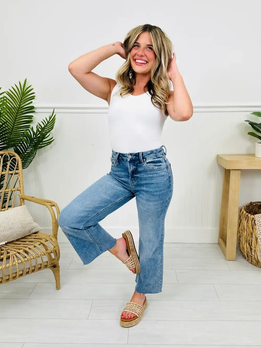 Wide Awake Mica Wide Leg Jeans