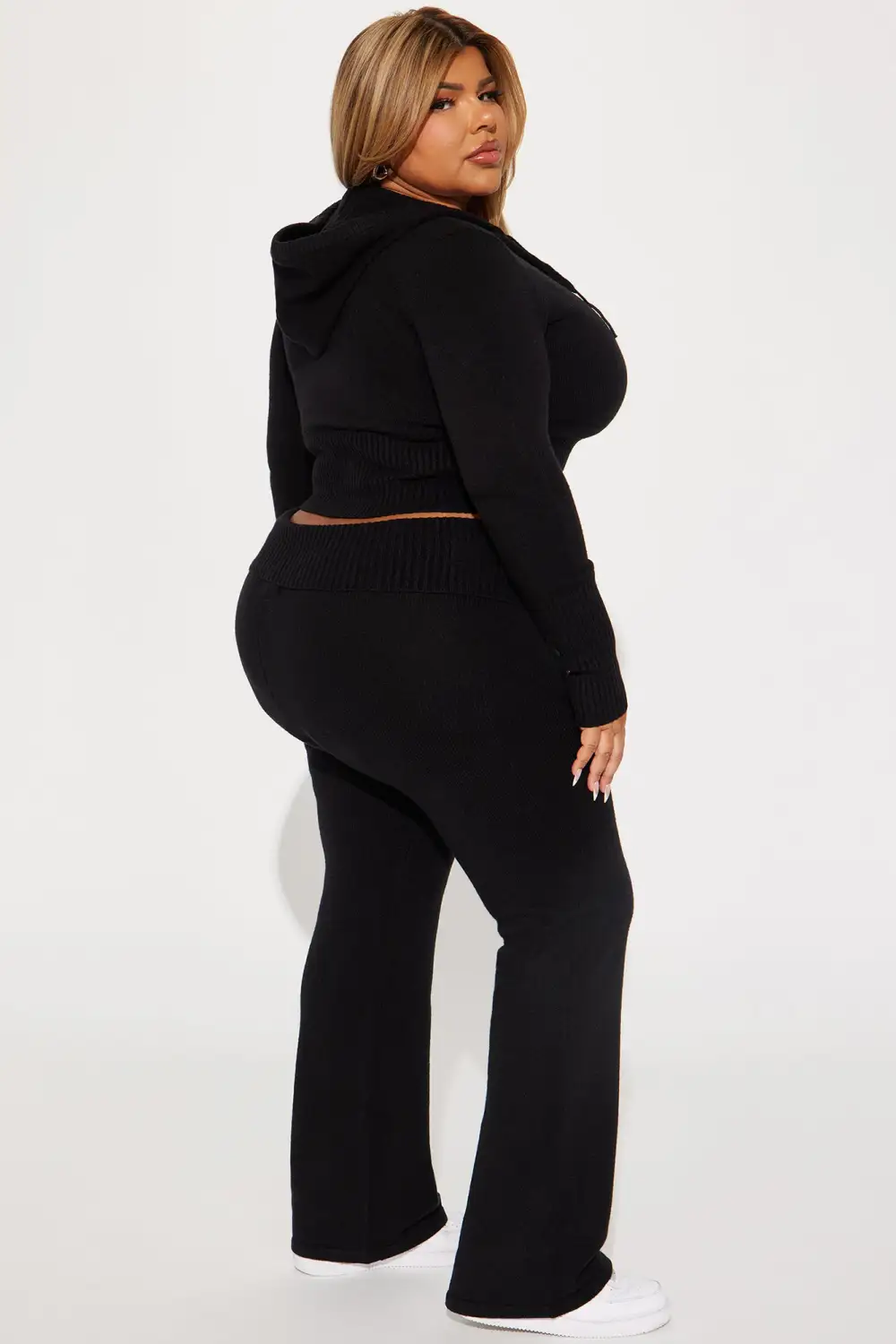 Lana Sweater Pant Set - Black