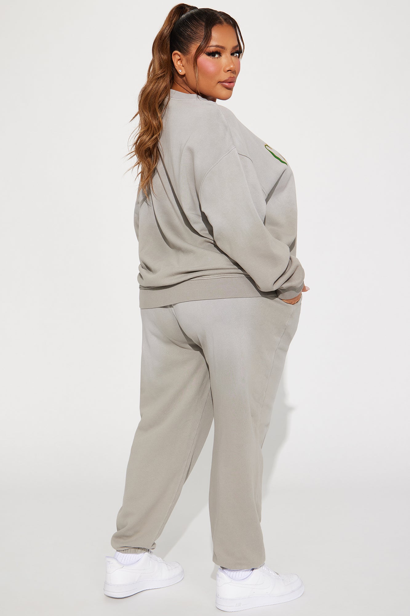 Part Of The Club Jogger Set - Grey