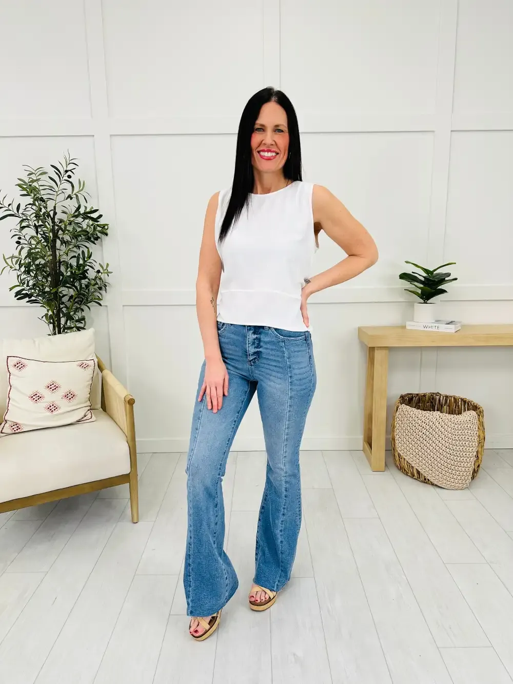 Long and Lean MOCO Exclusive Tummy Control Flare Jeans