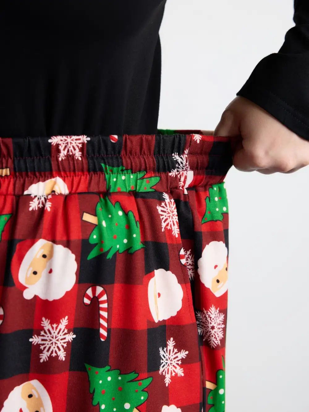 Santa Claus Christmas Wide Lounge Bottoms