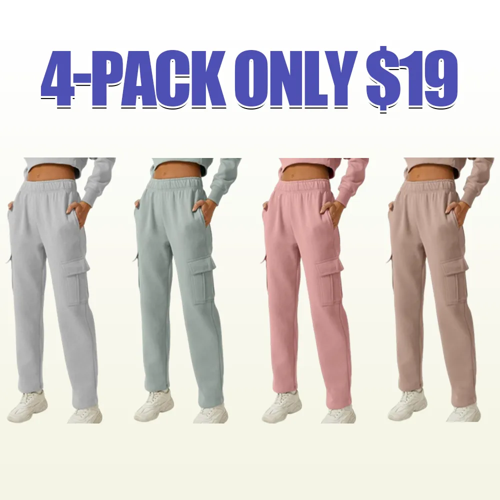 Women Loose sweatpants with pockets, suitable for daily wear