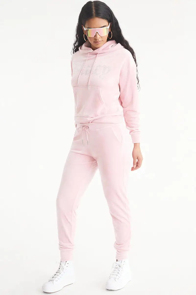 Big Bling Velour Joggers