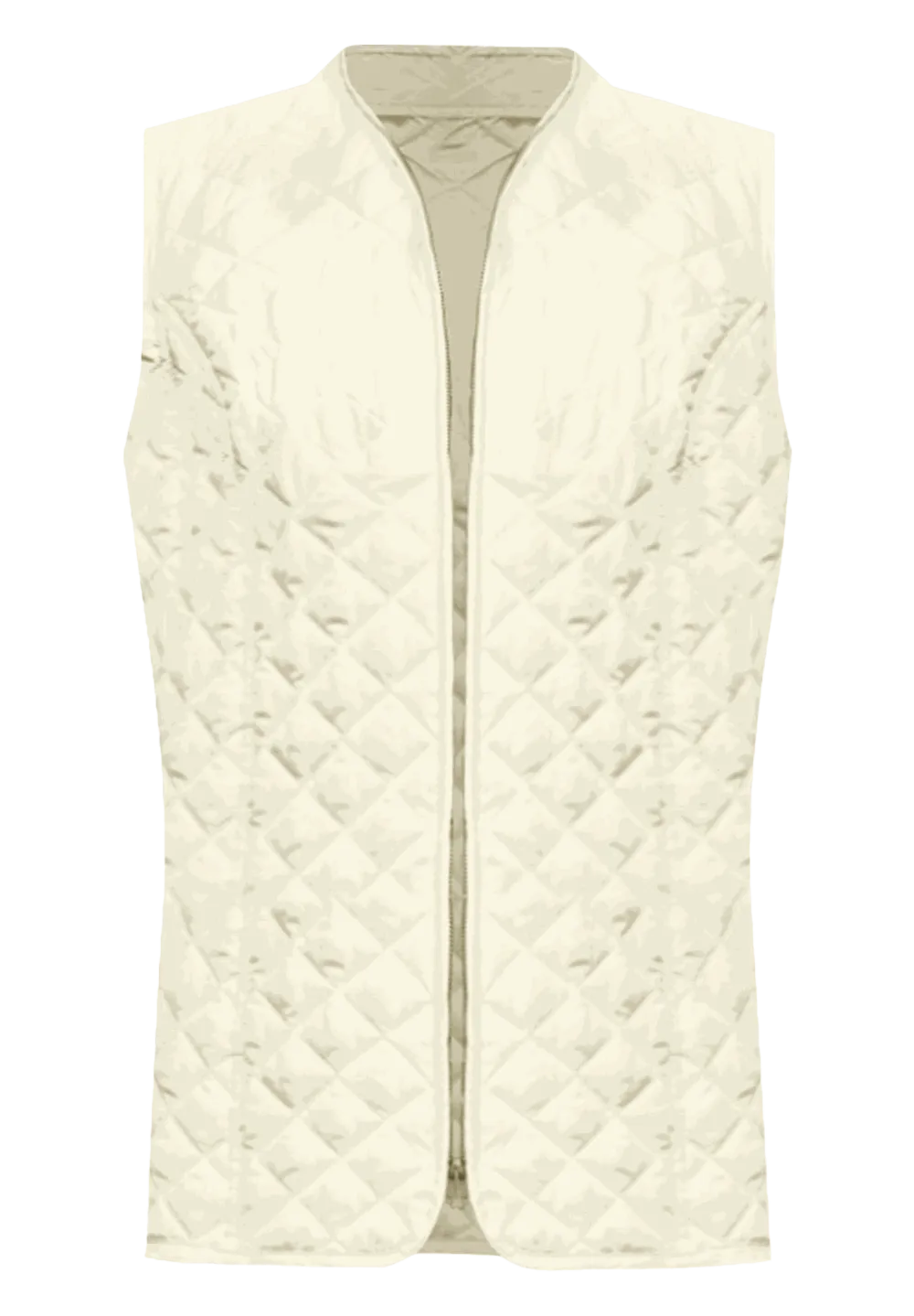 Zip-Front Quilted Vest