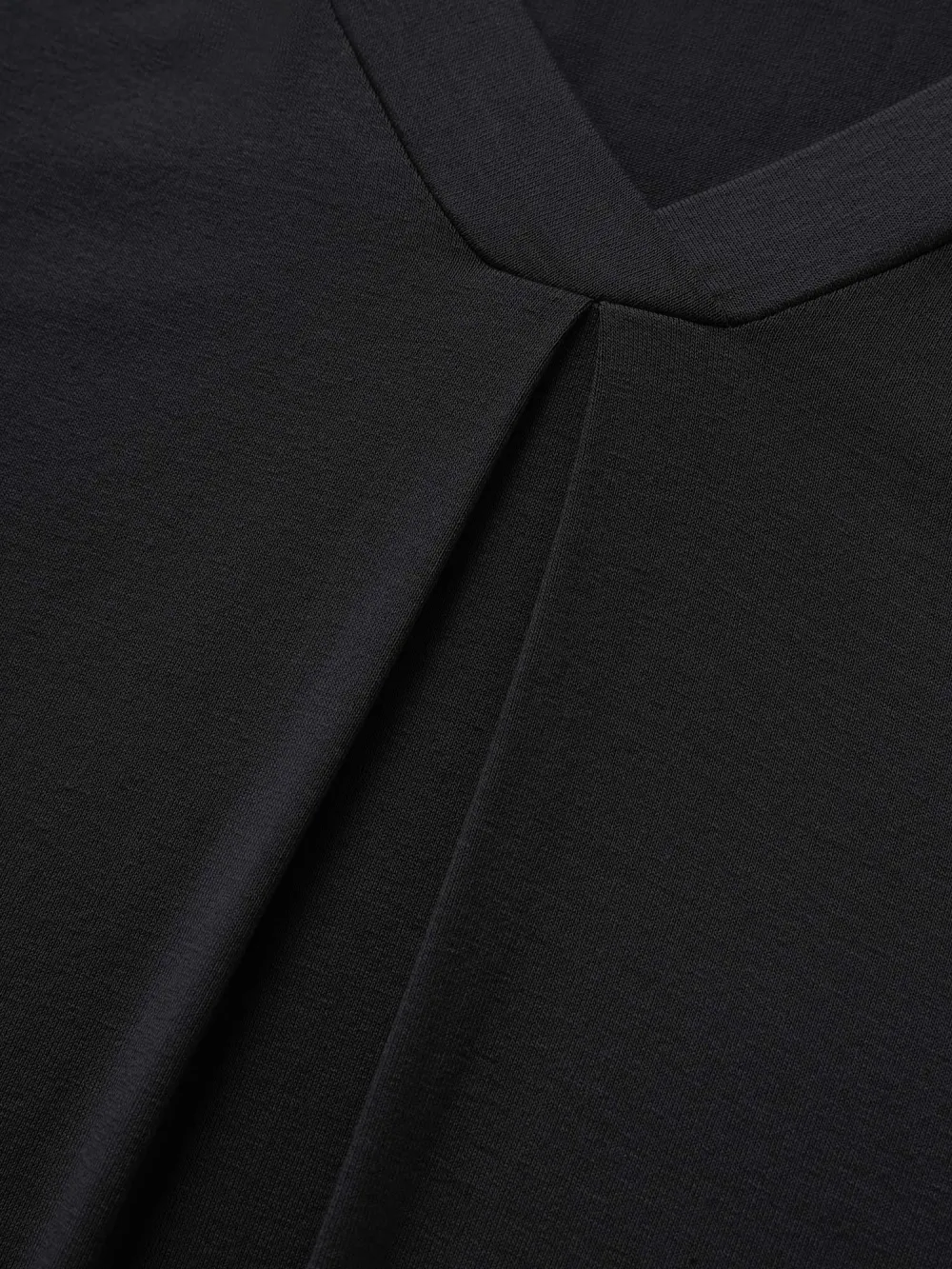 Supersoft Essentials Ruffle Layered Sleeve Pleated T-shirt