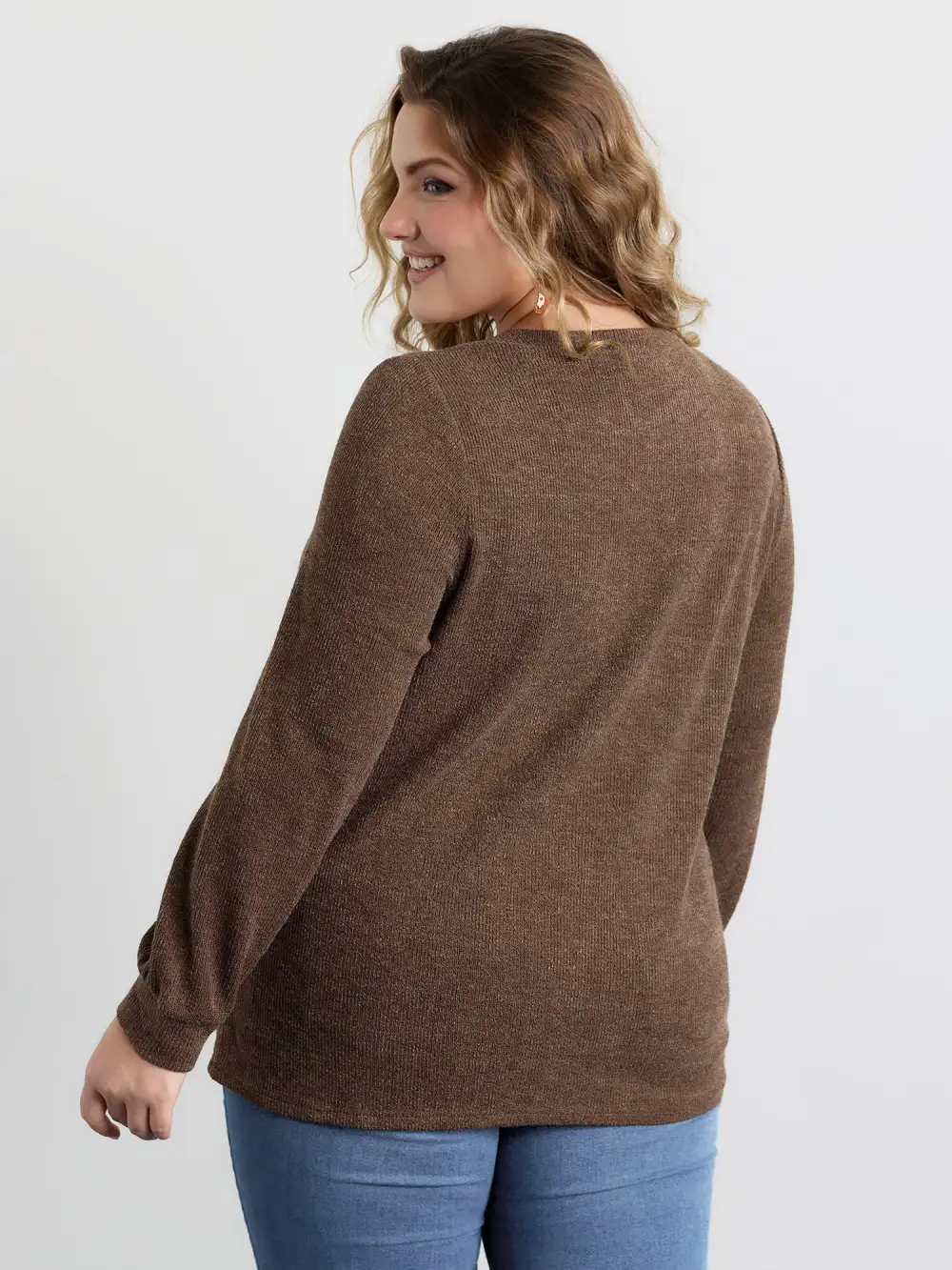 Gingerbread Applique Embroidery Textured T-Shirt