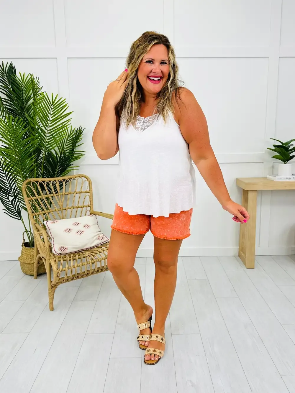 Judy Blue Peachy Keen Shorts