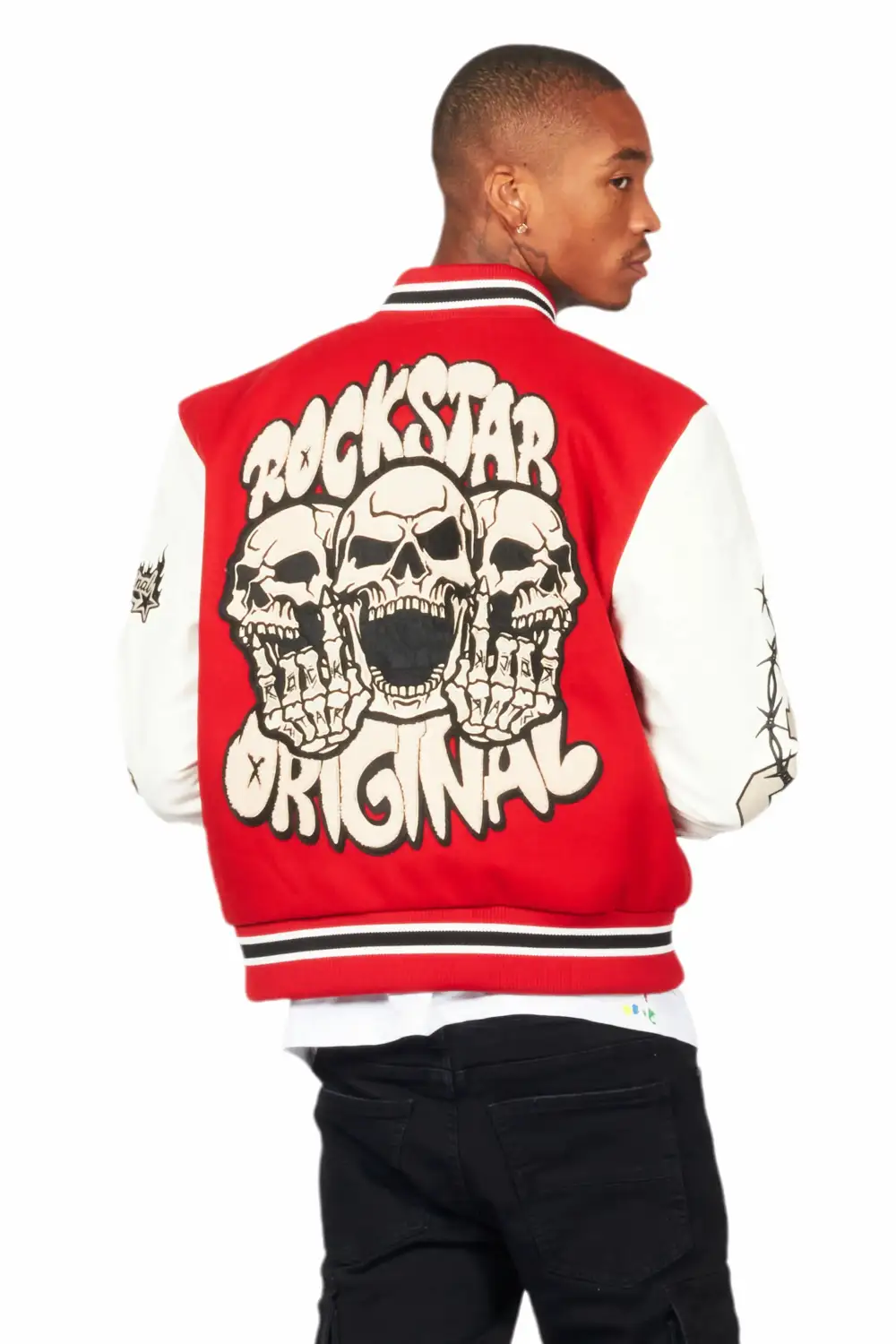 Rune Red Varsity Jacket