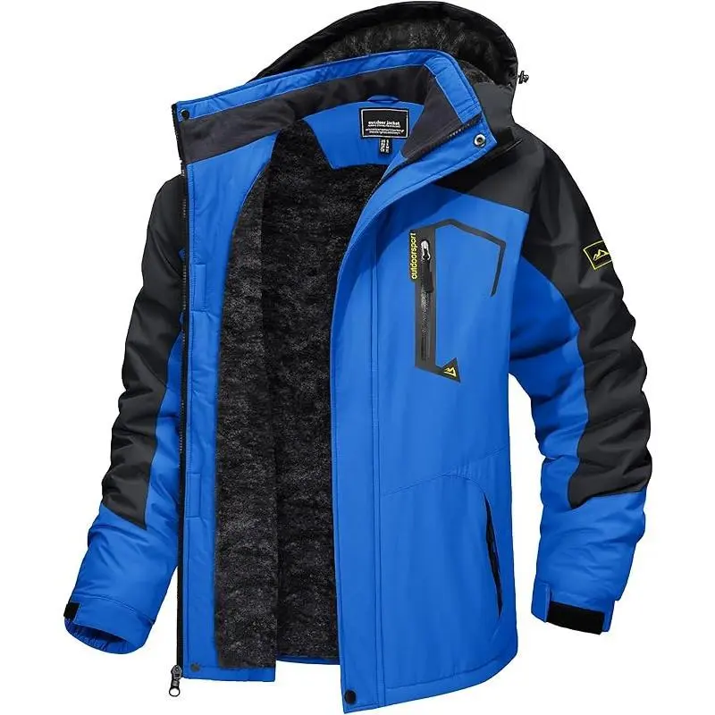 Men's Winter Skiing Jackets Water Resistant Fleece Coats