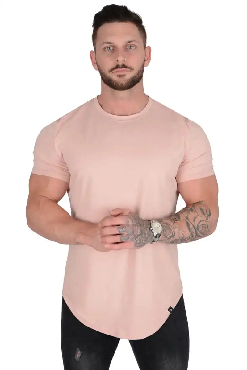 402 Perfect Tee - Scallop Bottom