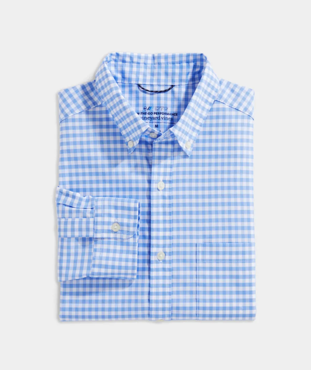 On-The-Go brrr° Gingham Shirt