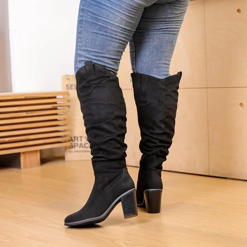 Women's Extra Wide Calf Knee High Boots, Wide Width Tall Boots.