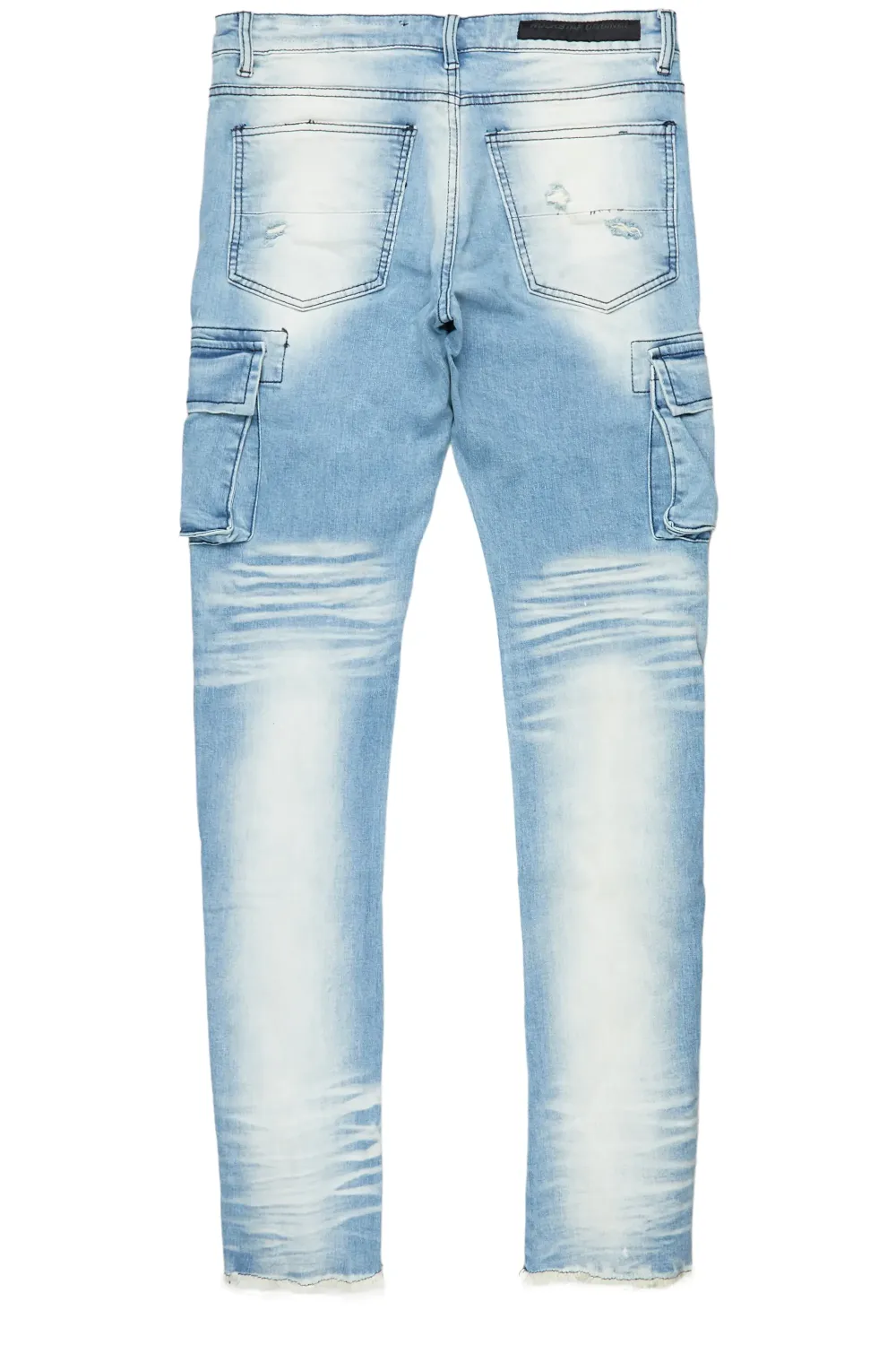 Ronoh Light Wash Stacked Flare Jean