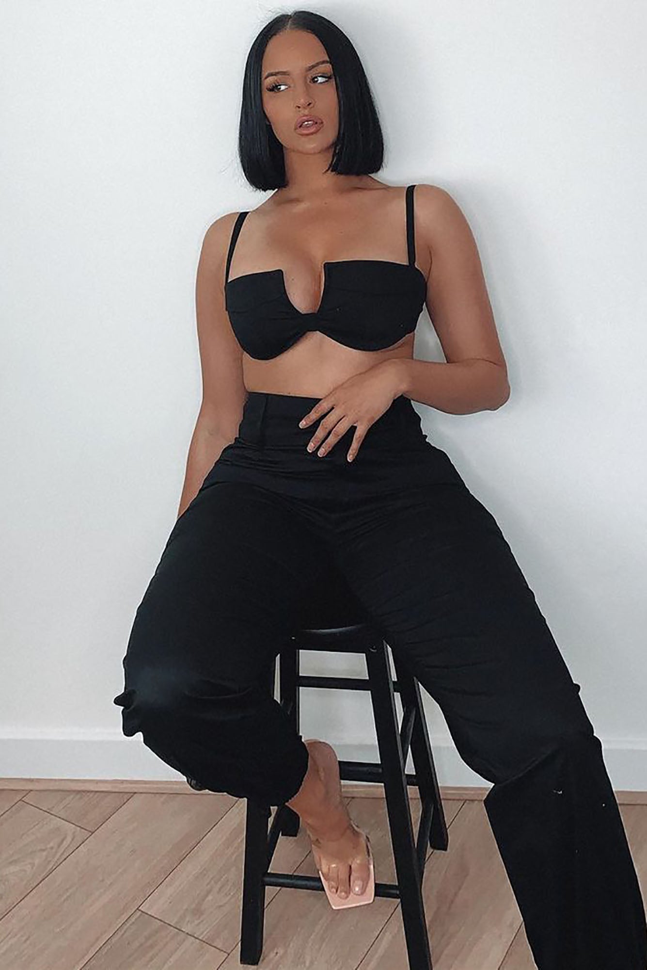 Bad Intentions Pant Set - Black