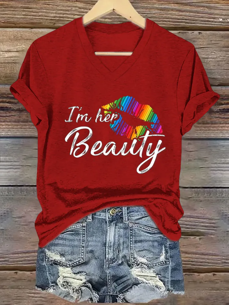 Women'S T-Shirt Im Her Beauty LGBT T Shirt
