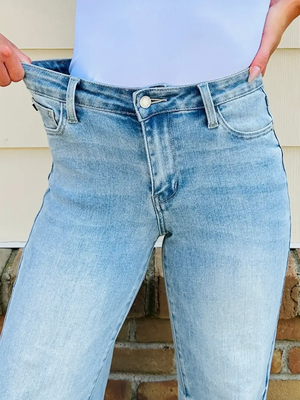 Judy Blue Release Your Inhibitions Wide Leg Jeans