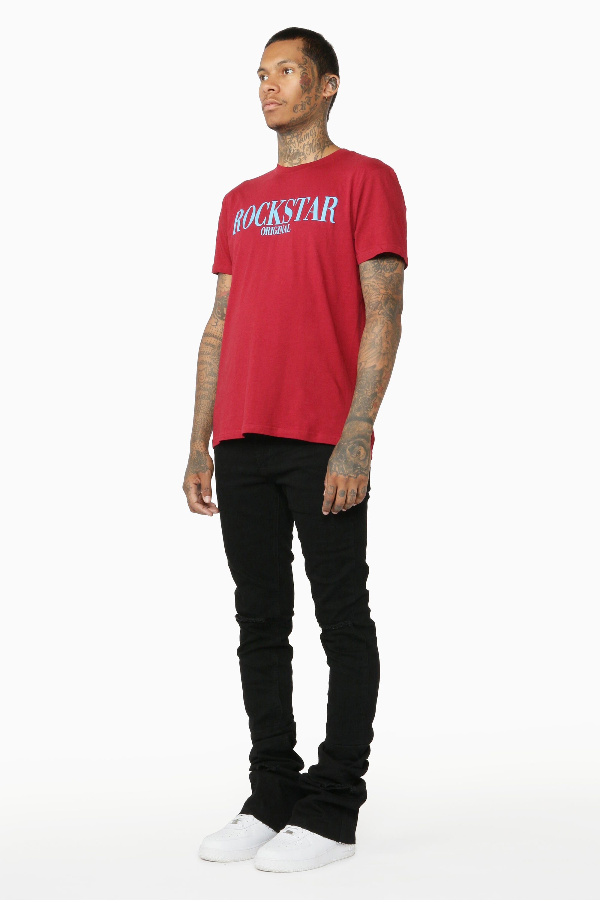 Josiah Black Super Stacked Flare Jean