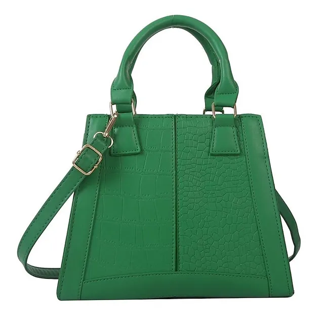 Women's Handbag Shoulder Bag PU Leather Daily Durable Black White Peach