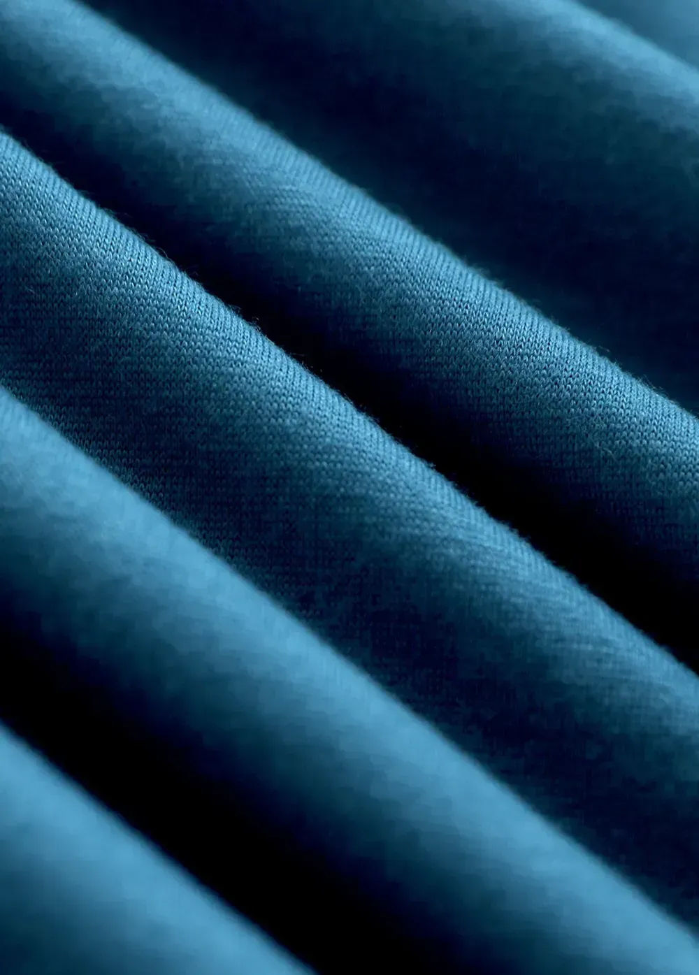 Peacock Blue Leopard 3/4 Sleeve Fake Two Piece Twinset