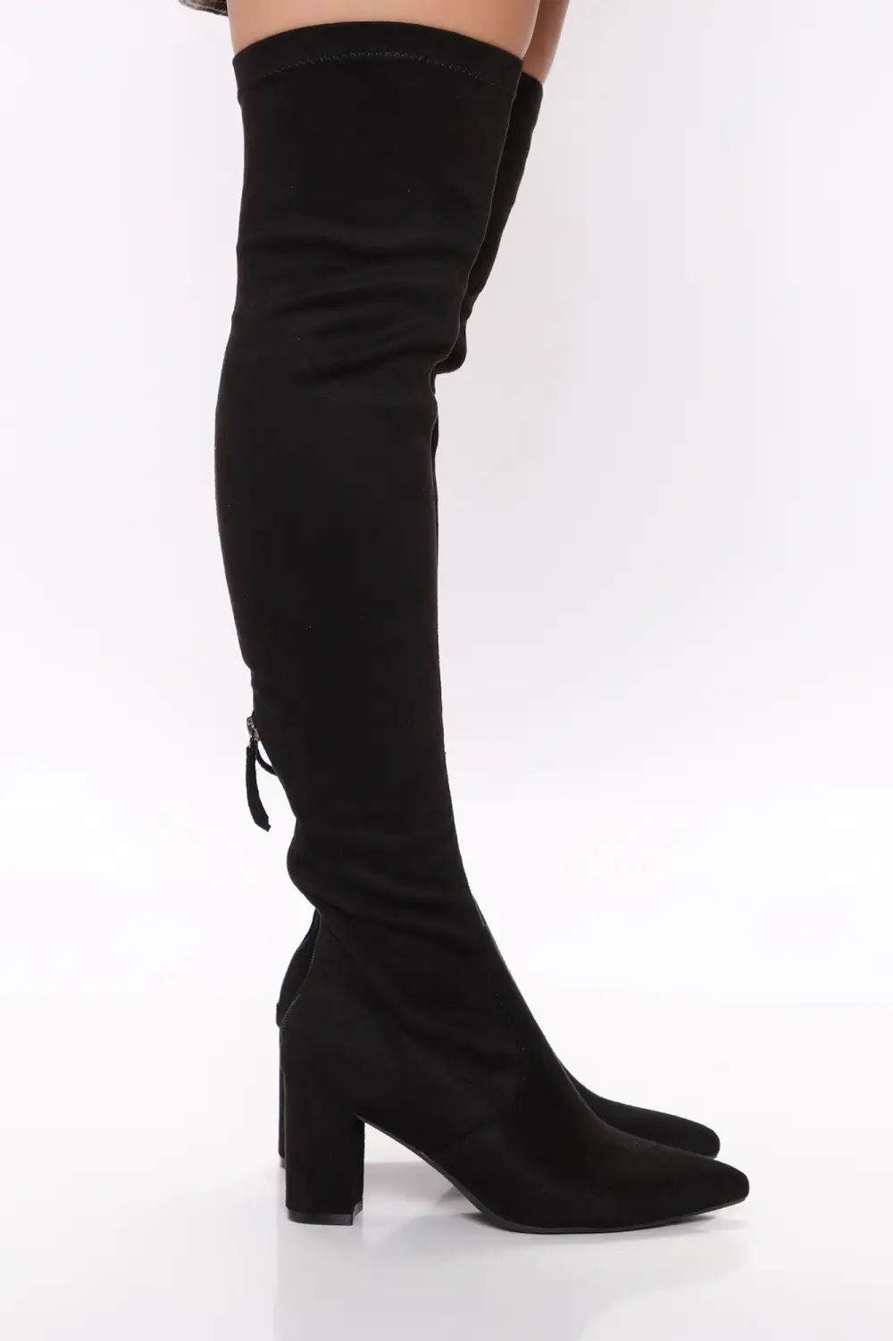 I've Got Hope Heeled Boots - Black