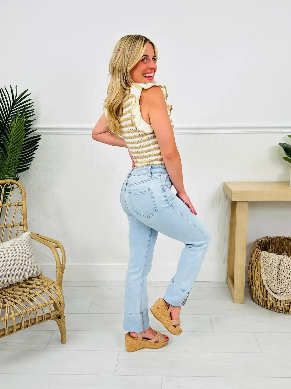 MOCO Exclusive Not Your Mother's Tummy Control Mom Jeans