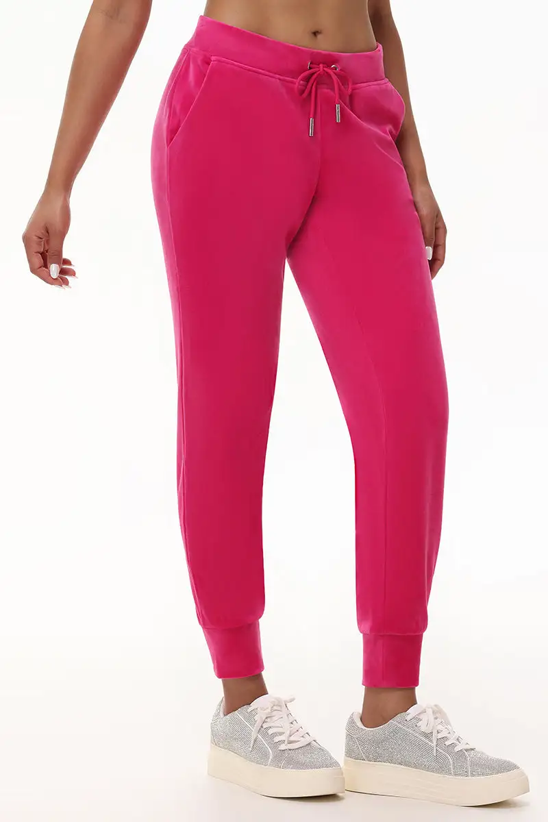 Big Bling Velour Jogger