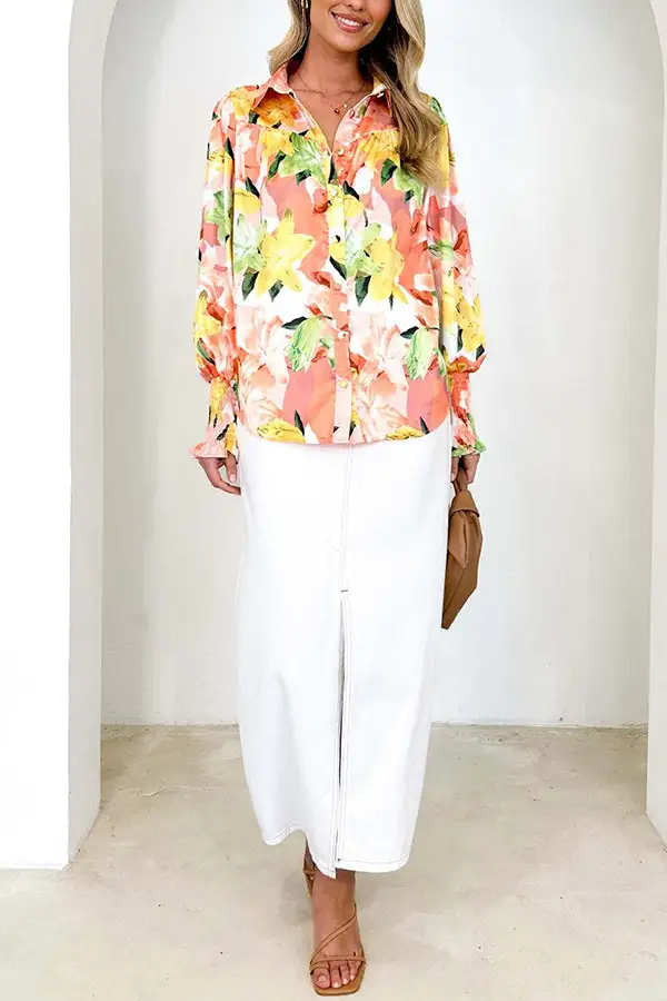 autumn and winter long sleeve casual shirt