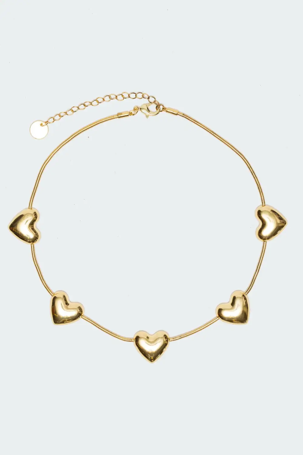 Puffed Heart Necklace