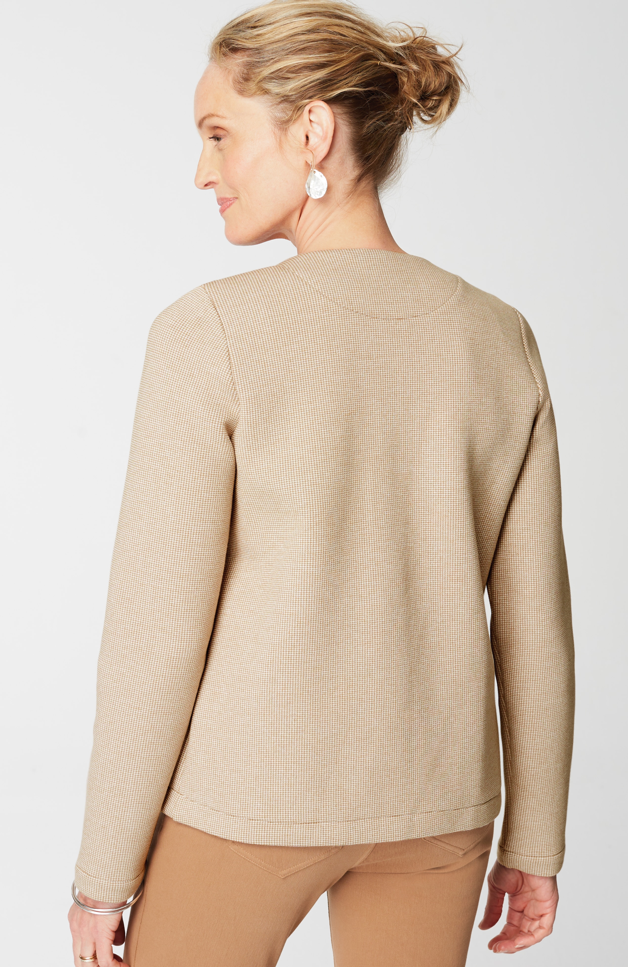 Wearever Jacquard Three-Button Jacket