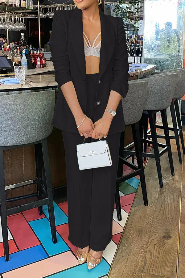  Feminine Office Pant Suit
