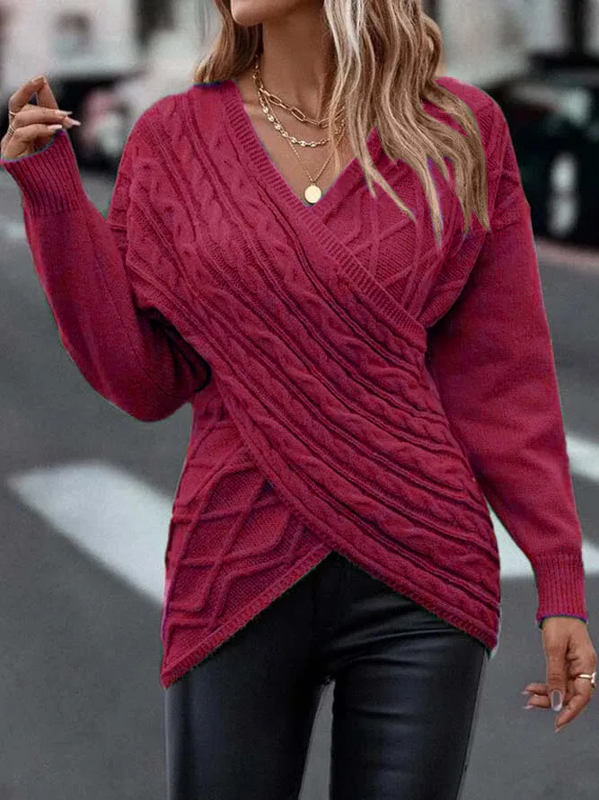 Plain Loose Casual Sweater