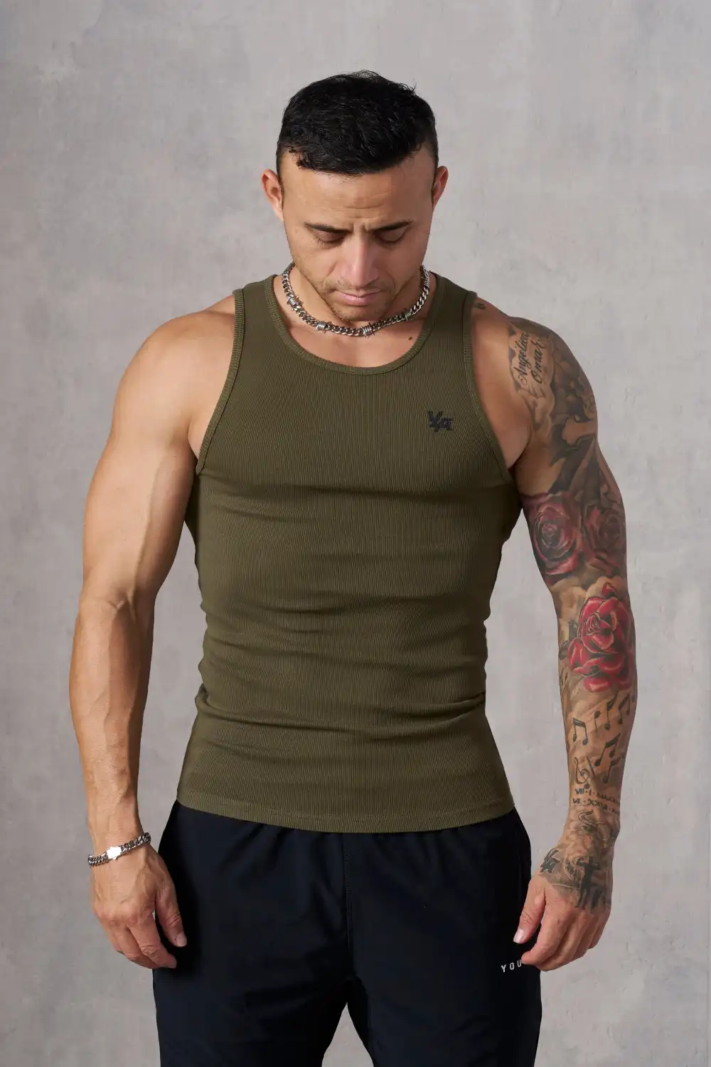 314 Scoop Bottom Ribbed Tank