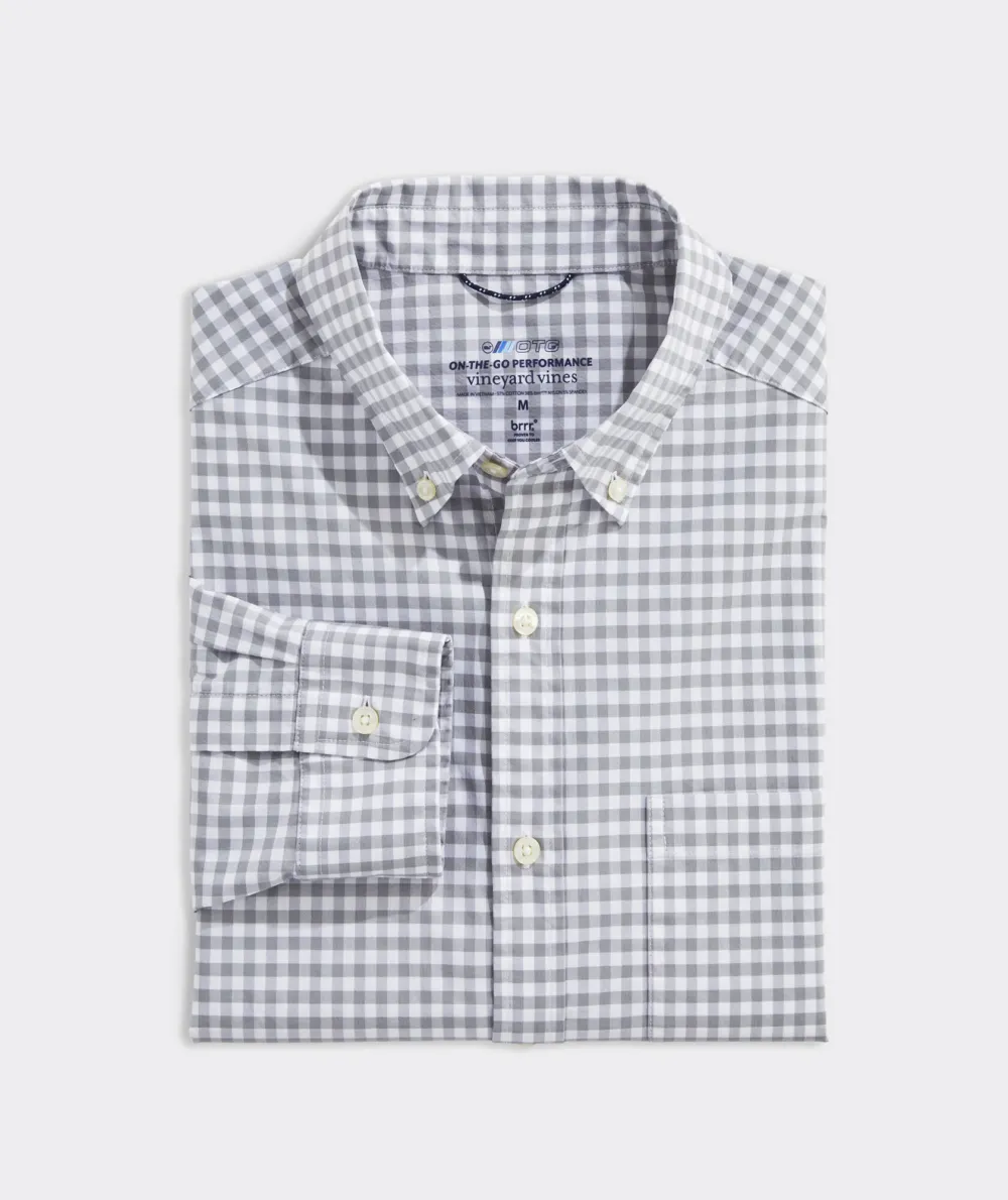 On-The-Go brrr° Gingham Shirt