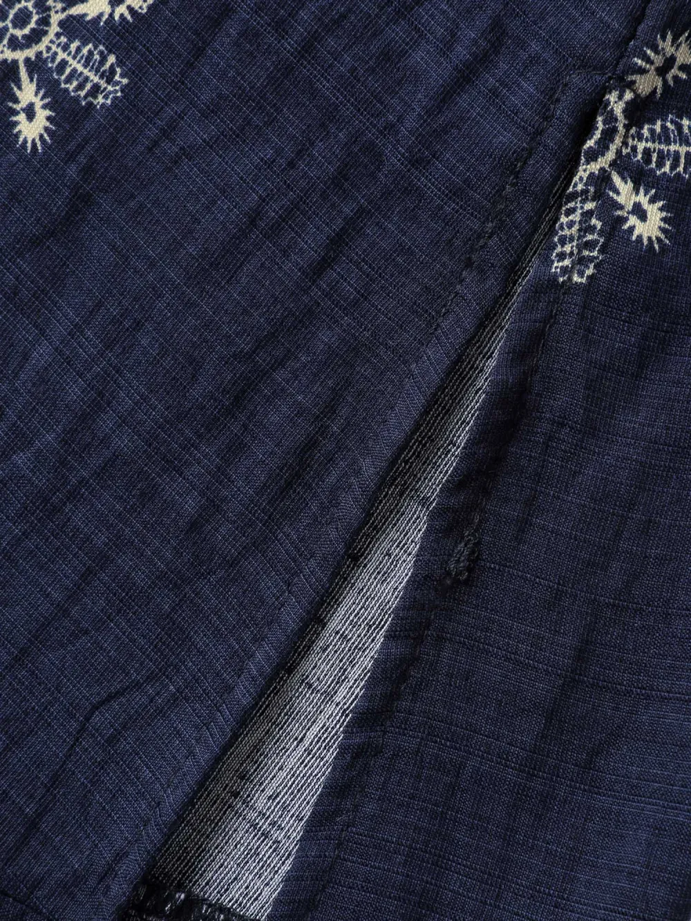 Surplice Neck Split Side Pockets Midi Dress