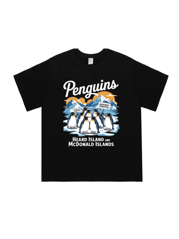 with slogans against adding tariffs T-shirts