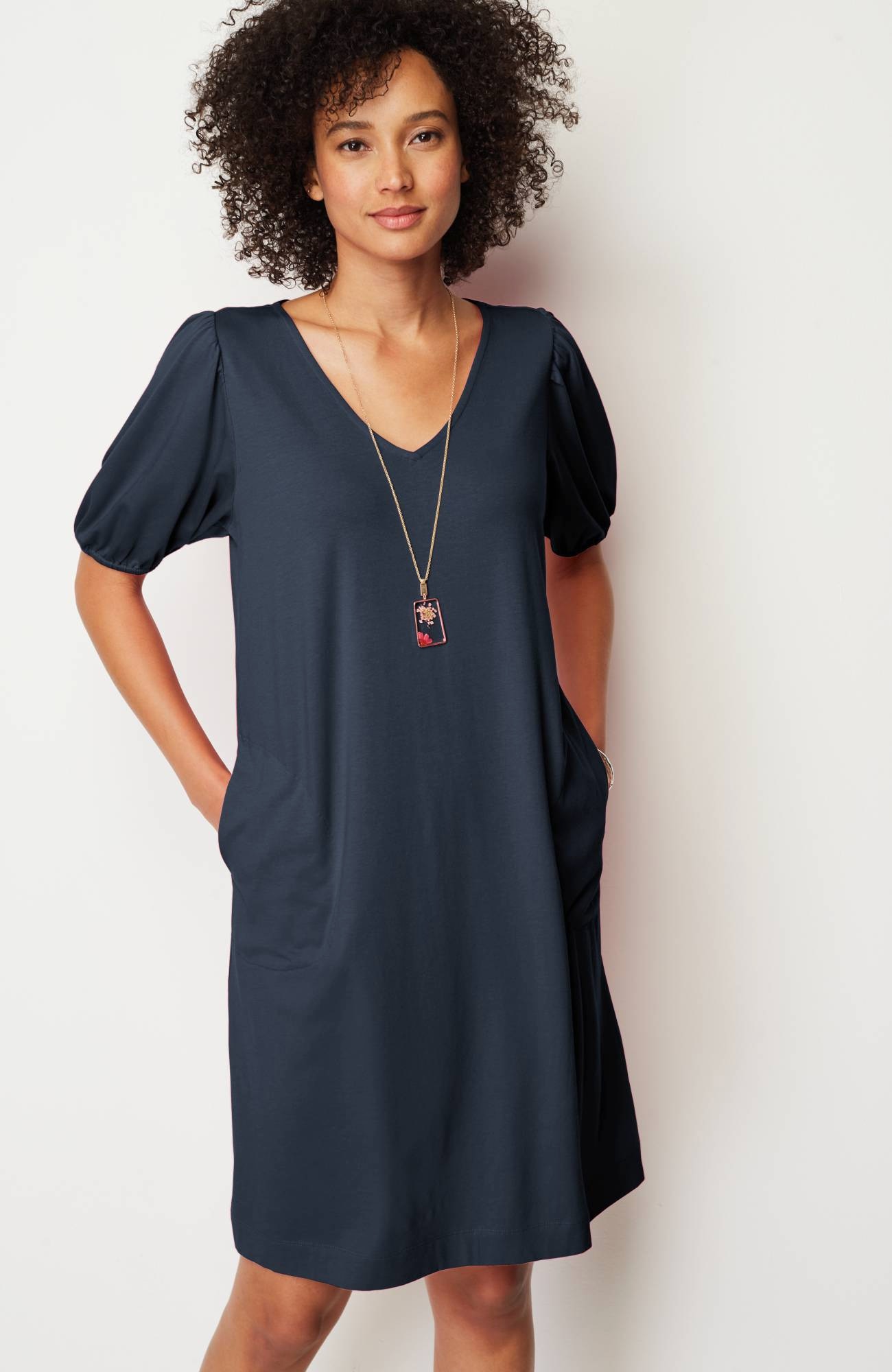 knit shift-dress