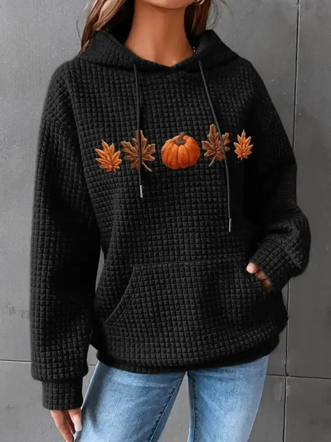 Women's Fall Thanksgiving Pumpkin Hoodie