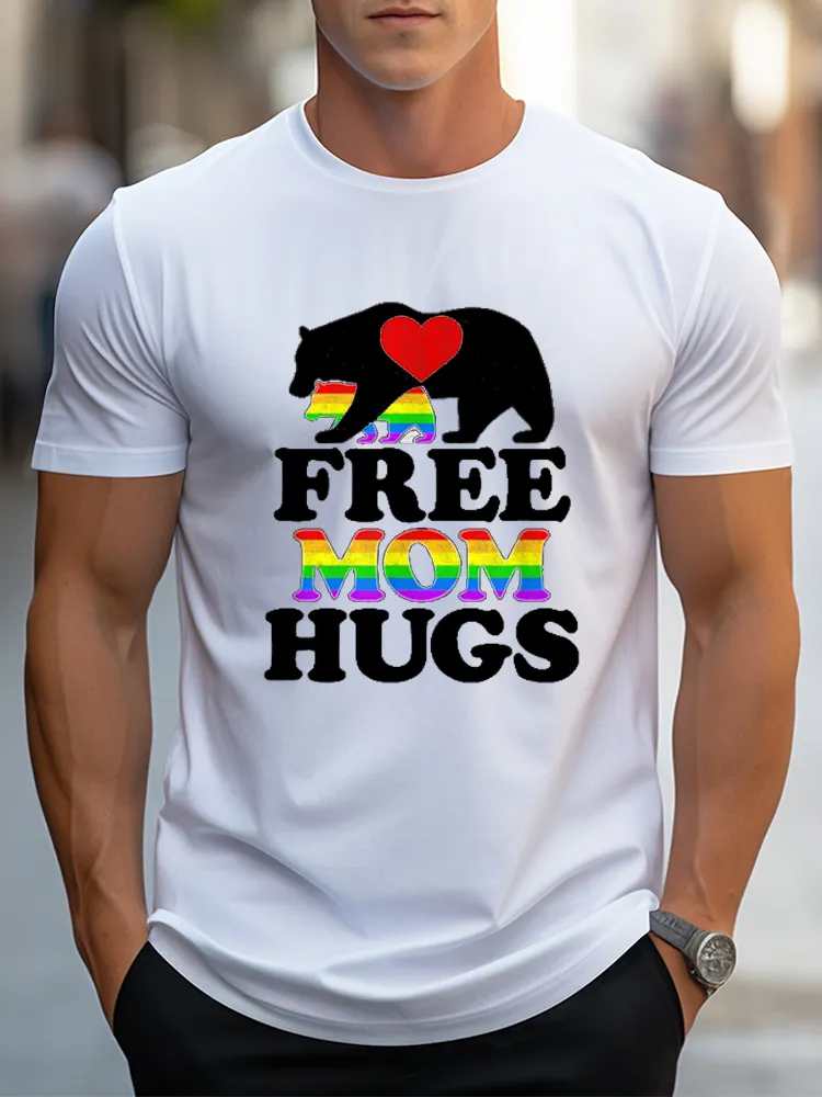 Men'S T-Shirt Free Mom Hugs