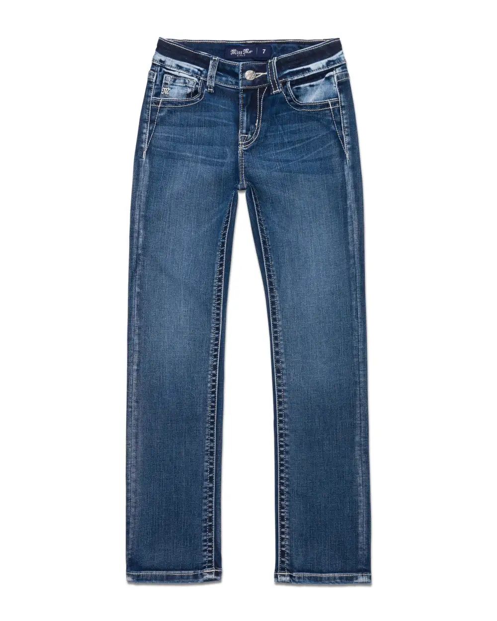 Girls Fleur Glass Straight Jeans