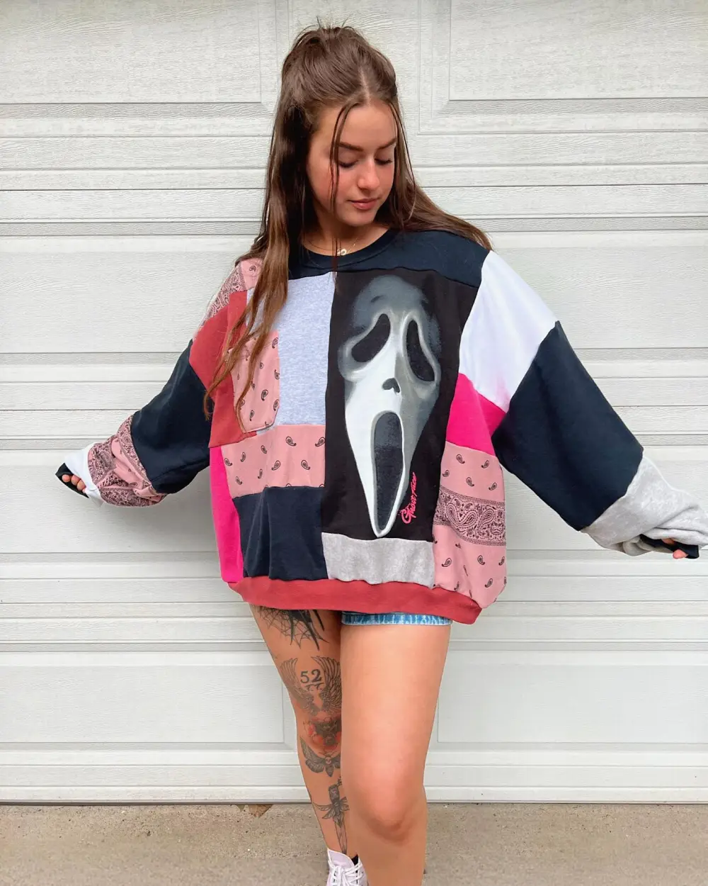 Pink  hoodie sweatshirts how perfect and cozy piece for your Halloween day